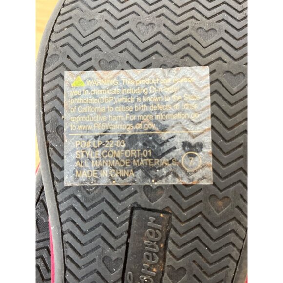 Forever Comfort Womens Casual Burgundy Canvas Sneakers Size 7 - Picture 8 of 8